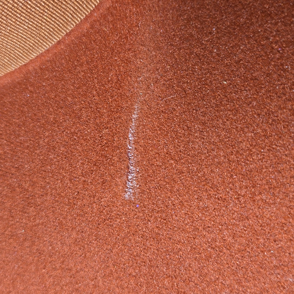 Chic Rust Fedora Hat with Pins - Picture 4 of 4